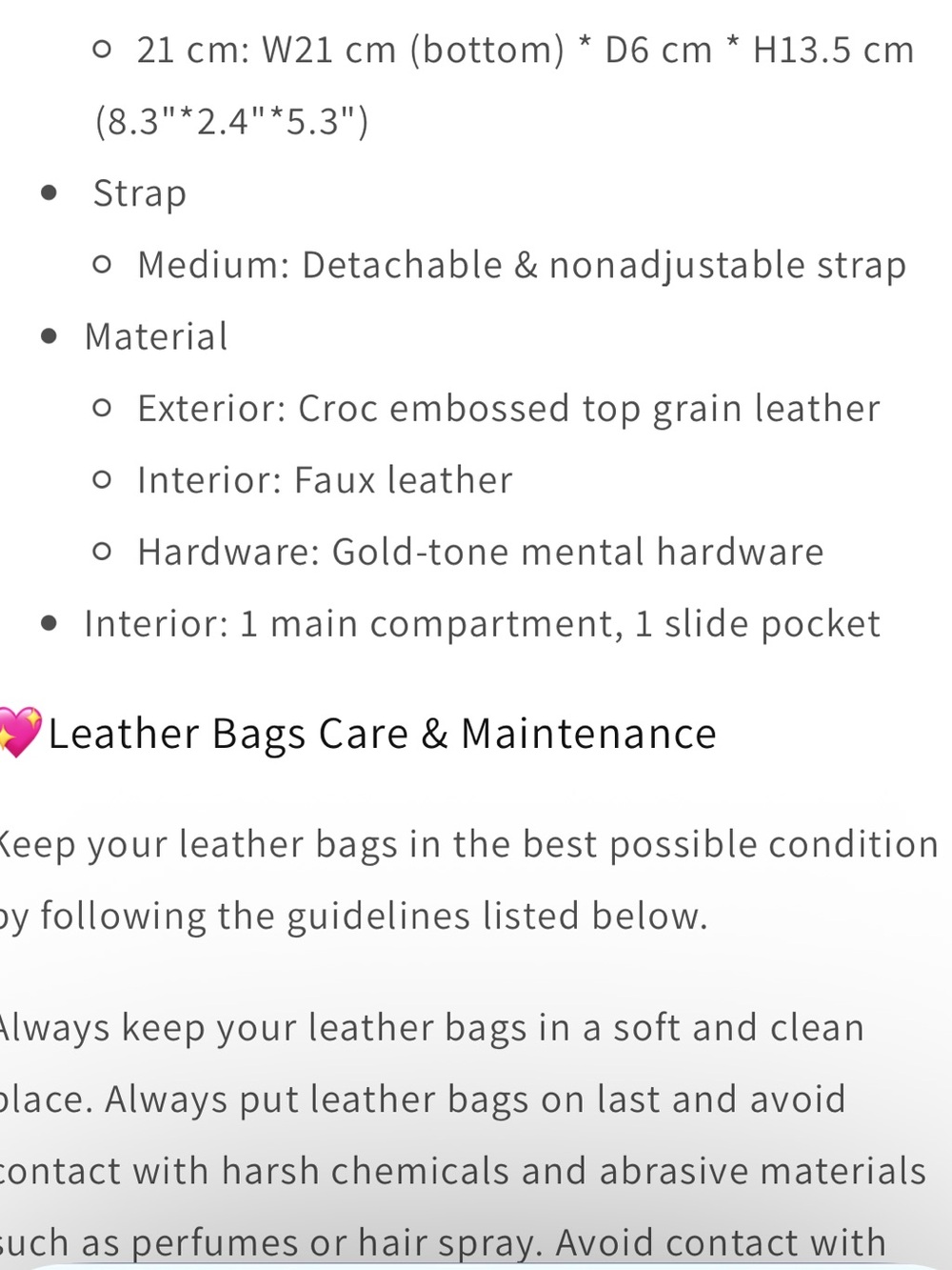 Taupe Croc-Embossed Top Handle Bag with Gold Hardware - Picture 12 of 12
